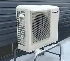 Heat Pump in Snow